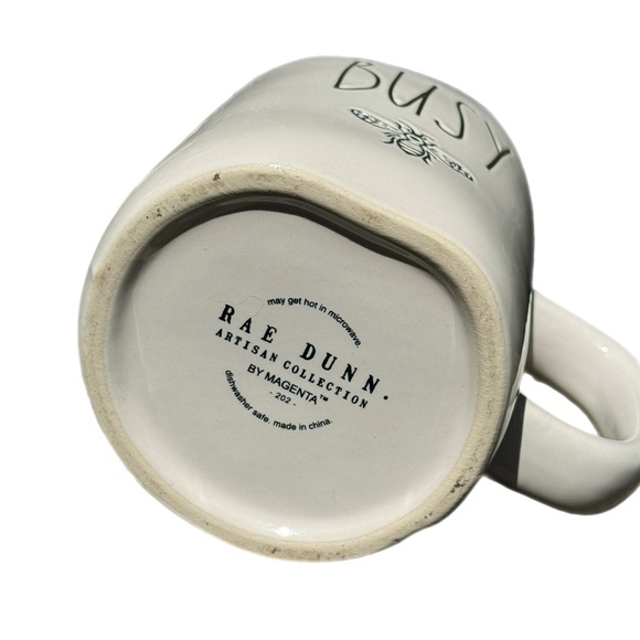 RAE DUNN Artisan Collection BUSY Bee Large Oversized Coffee Mug Ceramic Cup - Picture 7 of 9